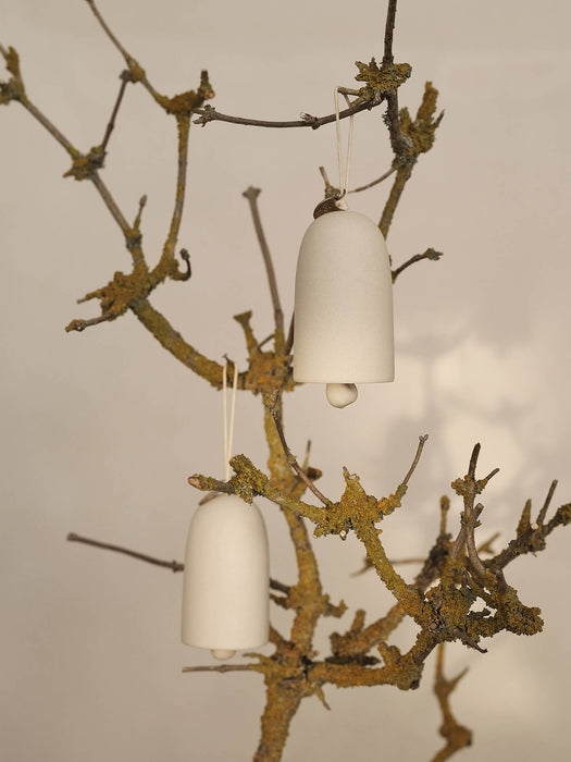 Bell Ceramic Ornament - Set of 2