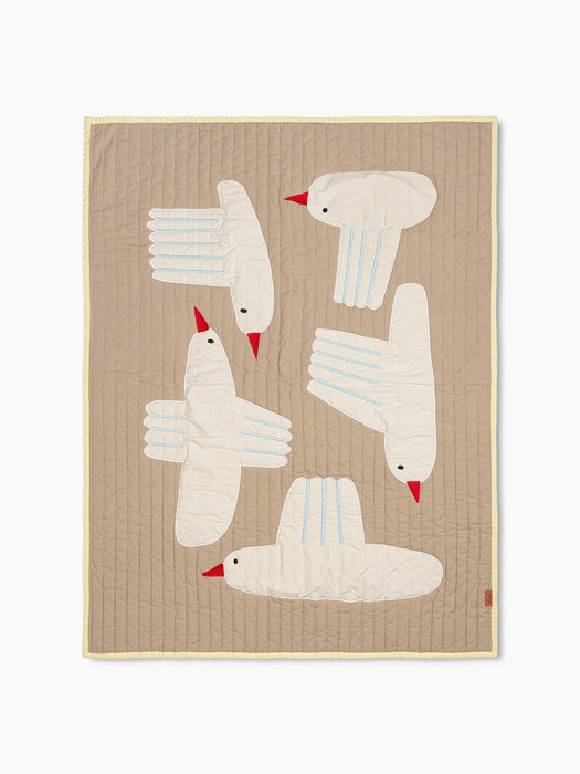 Bird Quilted Blanket