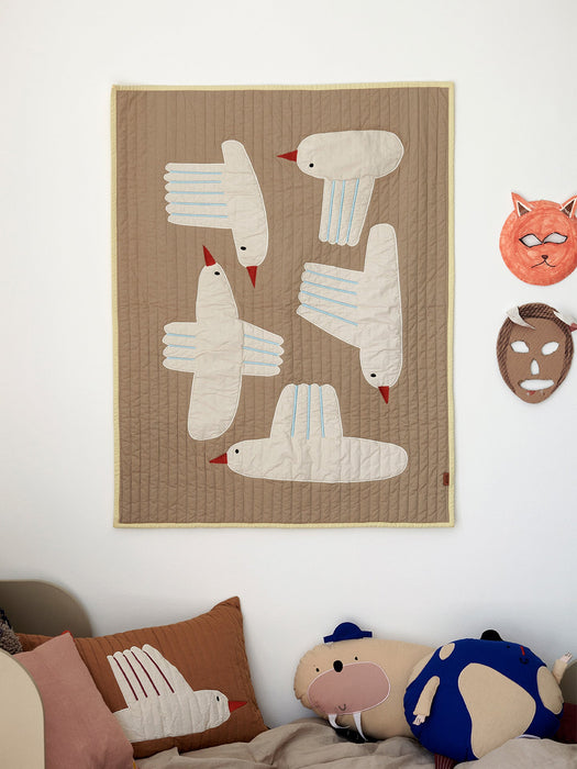 Bird Quilted Blanket