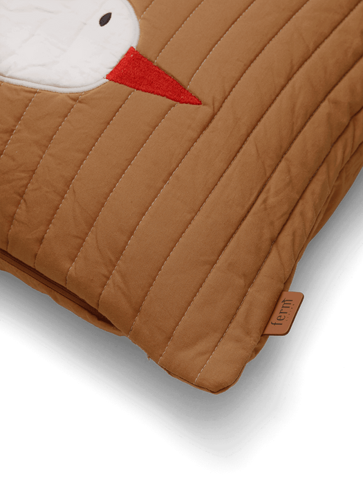 Bird Quilted Cushion Rectangular
