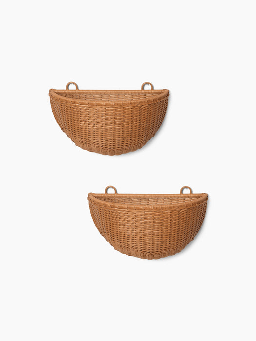 Braided Wall Pockets - Set of 2