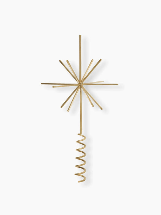 Brass Christmas Tree Top Star
