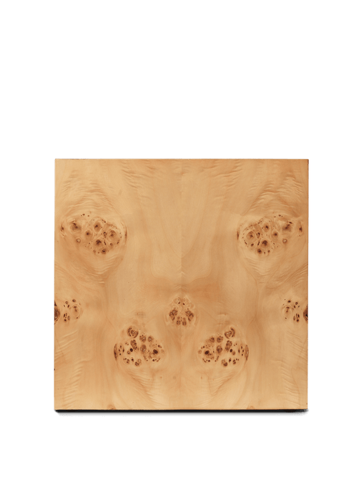 Burl Cube Side Table