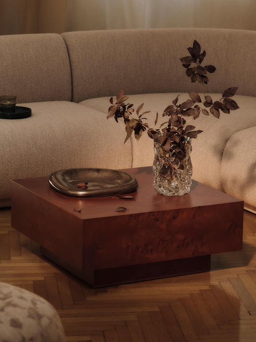 Burl Storage Coffee Table