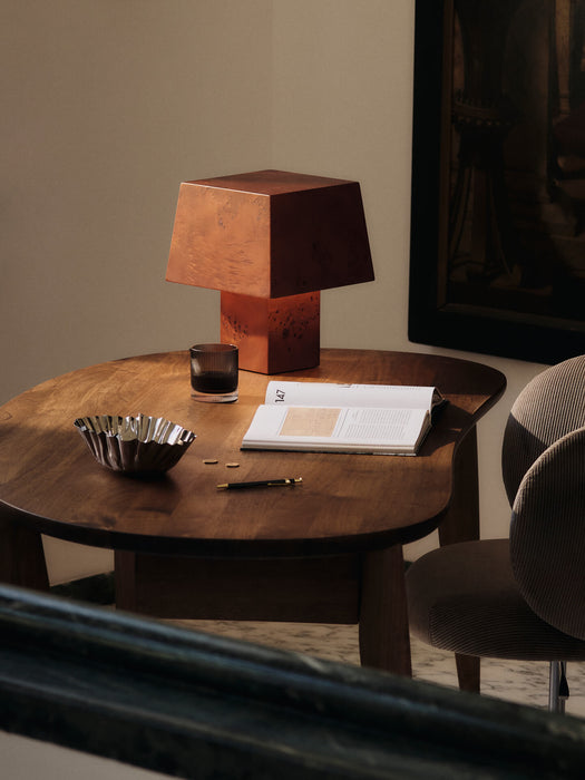 Burl Table Lamp