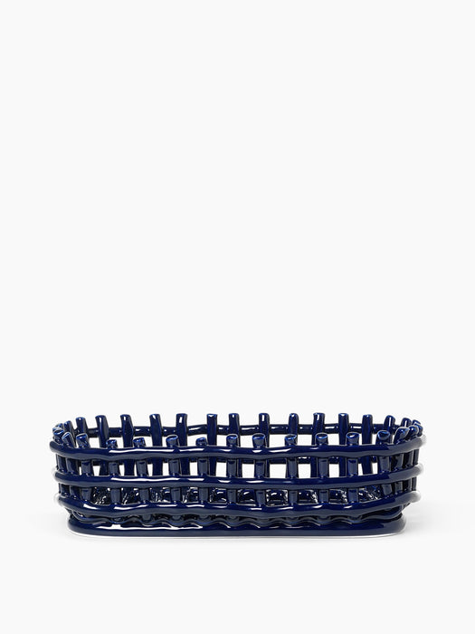 Ceramic Basket - Oval