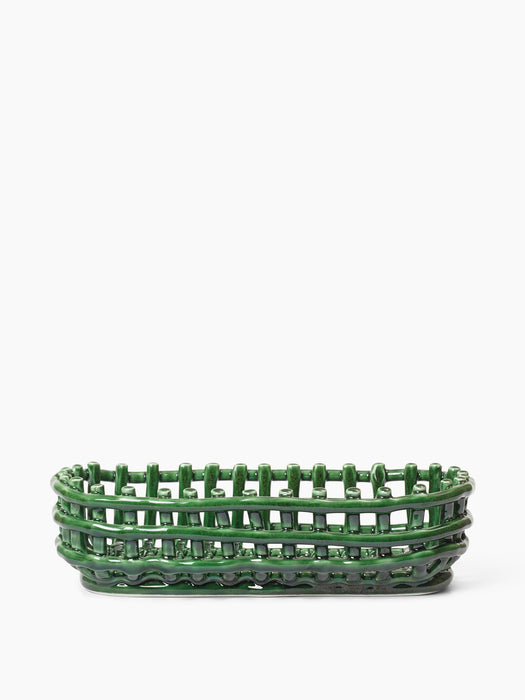 Ceramic Basket - Oval