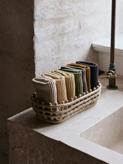 Ceramic Basket - Oval