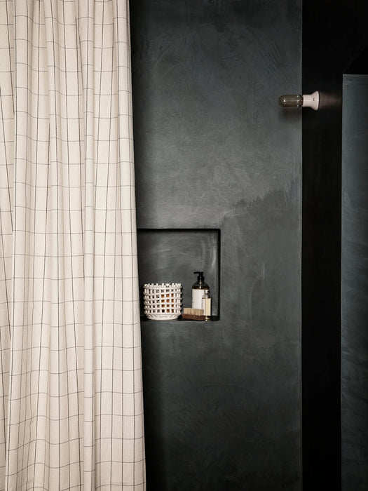 Chambray Shower Curtain