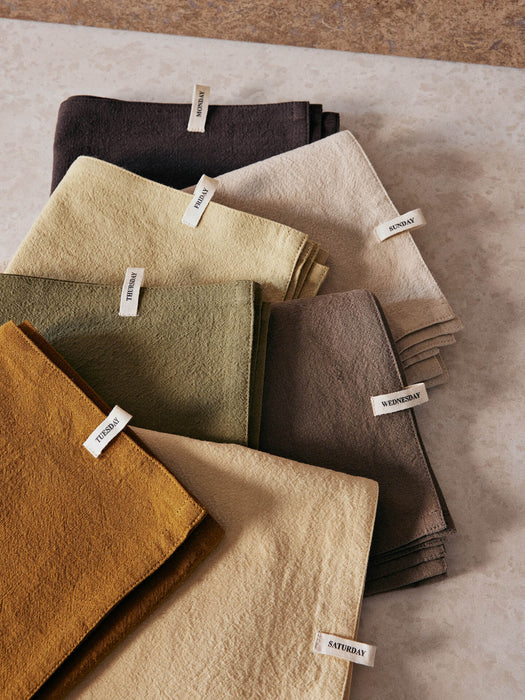 Day Tea Towel - Set of 7