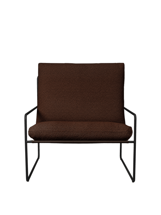 Desert 1-seater - Black - Pure Bouclé