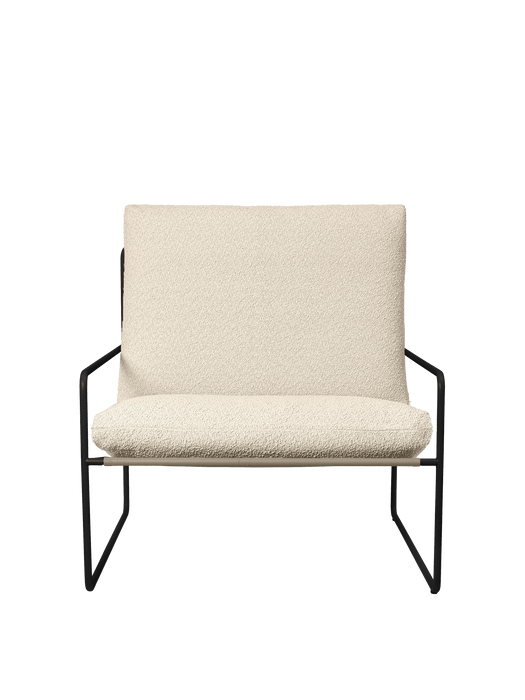 Desert 1-seater - Black - Pure Bouclé