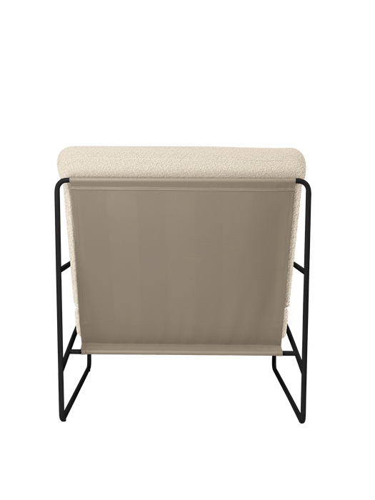 Desert 1-seater - Black - Pure Bouclé