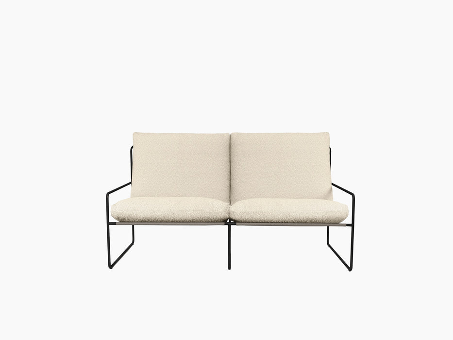 Desert 2-seater - Black - Pure Bouclé