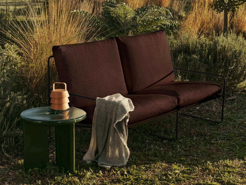Desert 2-seater - Black - Pure Bouclé