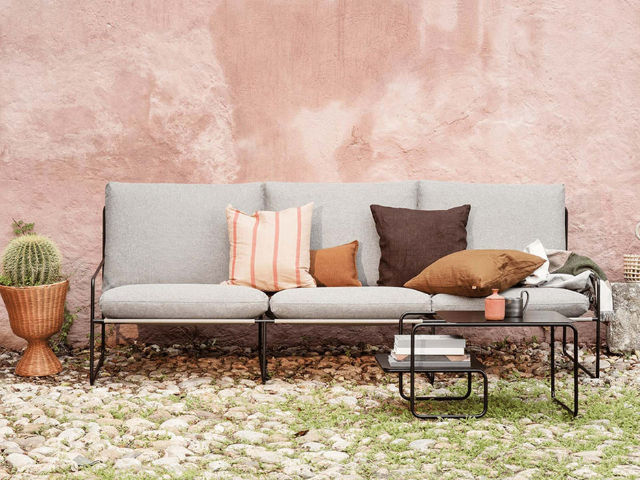 Desert 3-seater - Black - Dolce