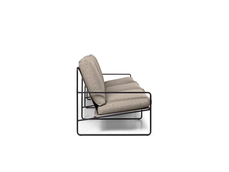 Desert 3-seater - Black - Dolce