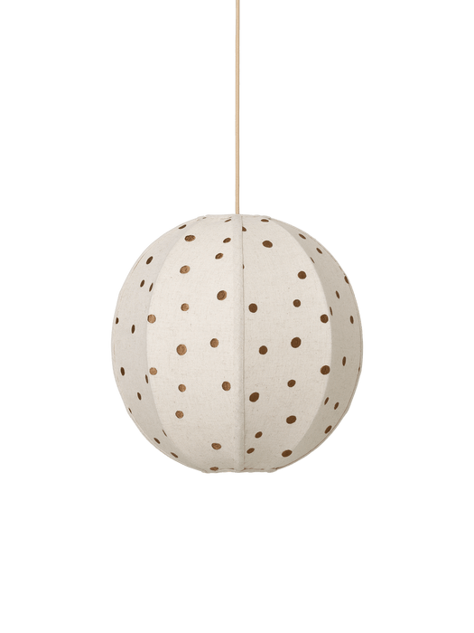 Dots Embroidered Textile Lampshade