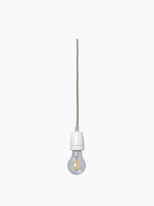 Fabric Cord Set - Ceramic Socket - 4m - Pendant