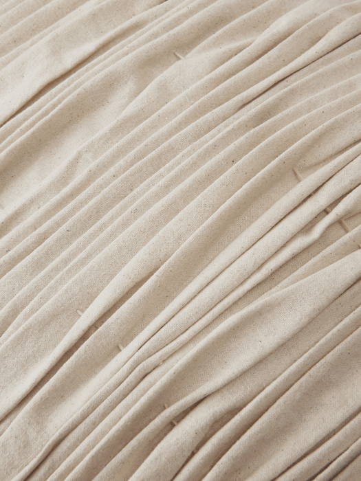 Falda Smocked Bolster Cushion