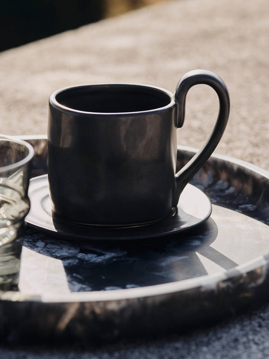 Flow Mug with Saucer