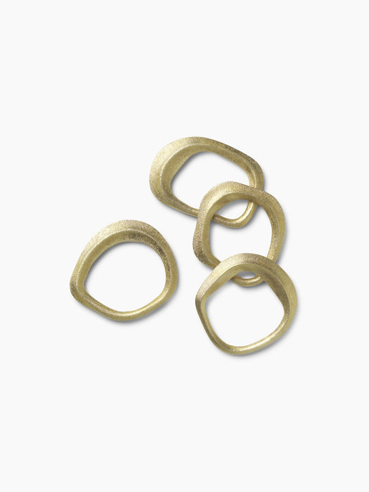 Flow Napkin Rings - Set of 4
