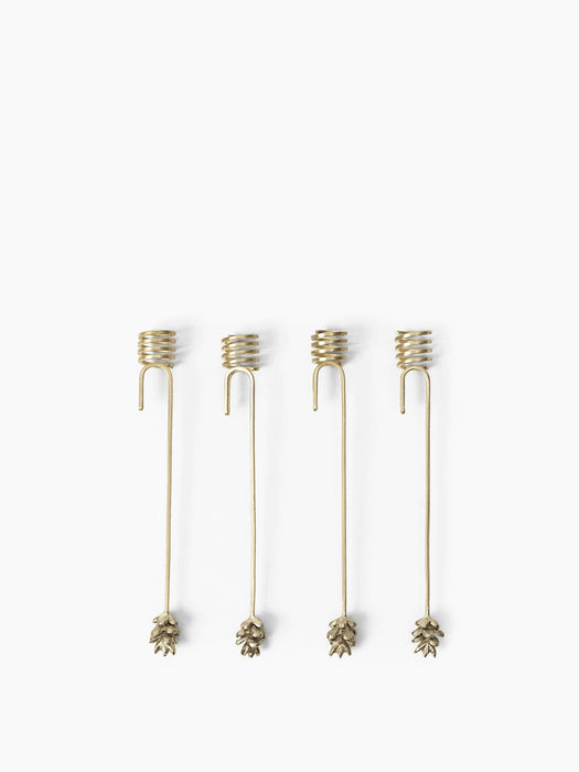 Forest Christmas Tree Candle Holders - Set of 4
