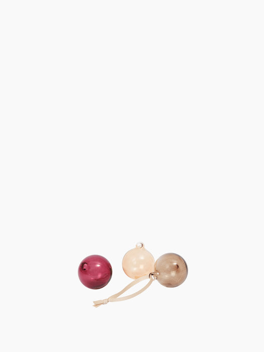 Glass Baubles - Small - Set of 3
