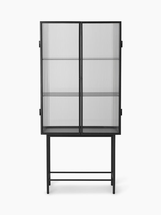Haze Vitrine - Reeded Glass