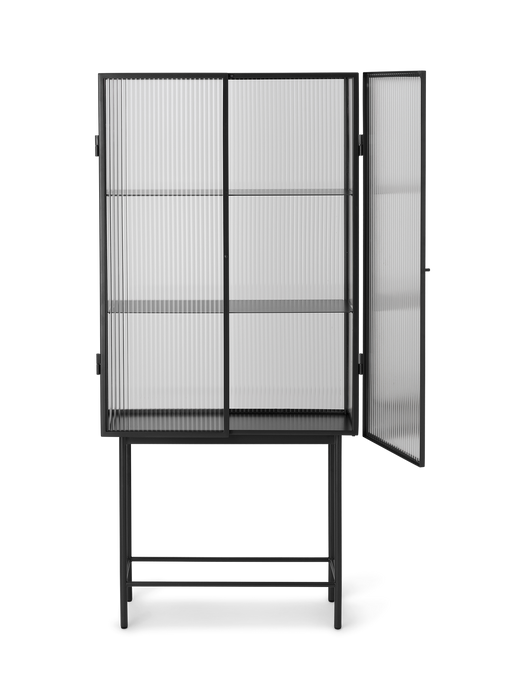 Haze Vitrine - Reeded Glass