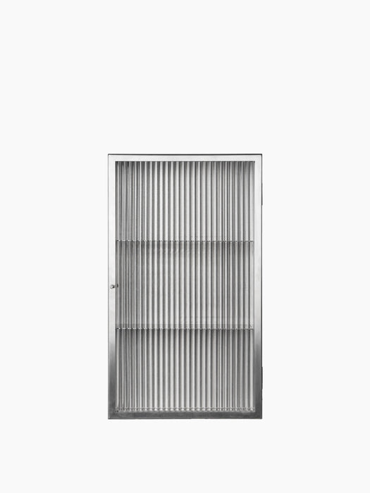 Haze Wall Cabinet - Reeded Glass