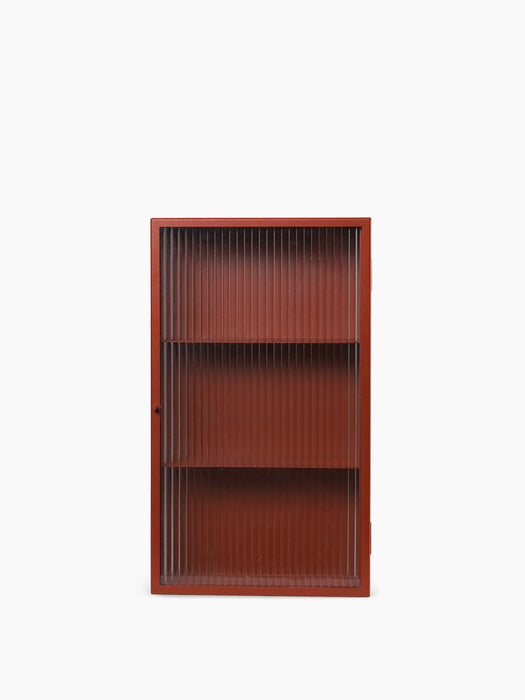Haze Wall Cabinet - Reeded Glass
