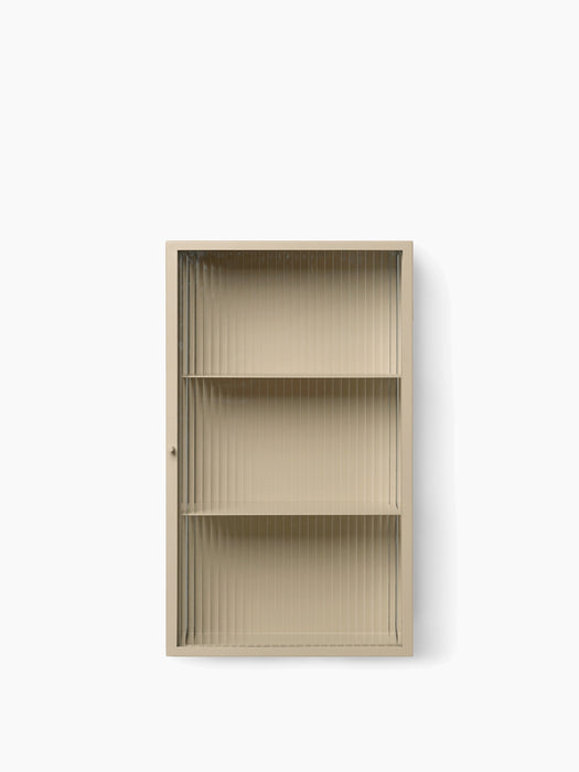 Haze Wall Cabinet - Reeded Glass
