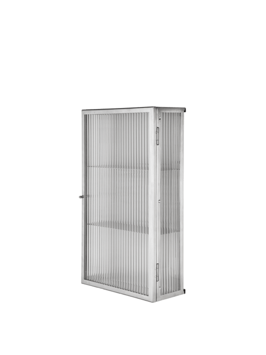 Haze Wall Cabinet - Reeded Glass