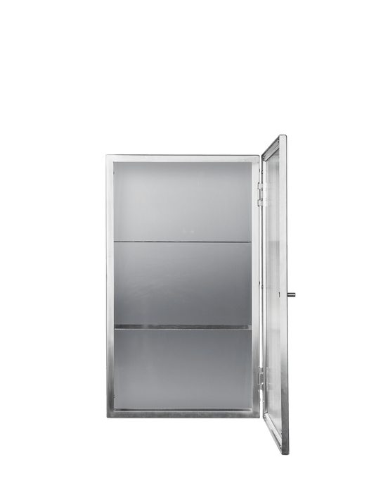 Haze Wall Cabinet - Reeded Glass