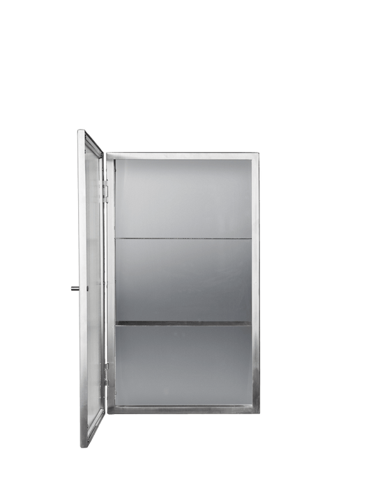 Haze Wall Cabinet - Reeded Glass