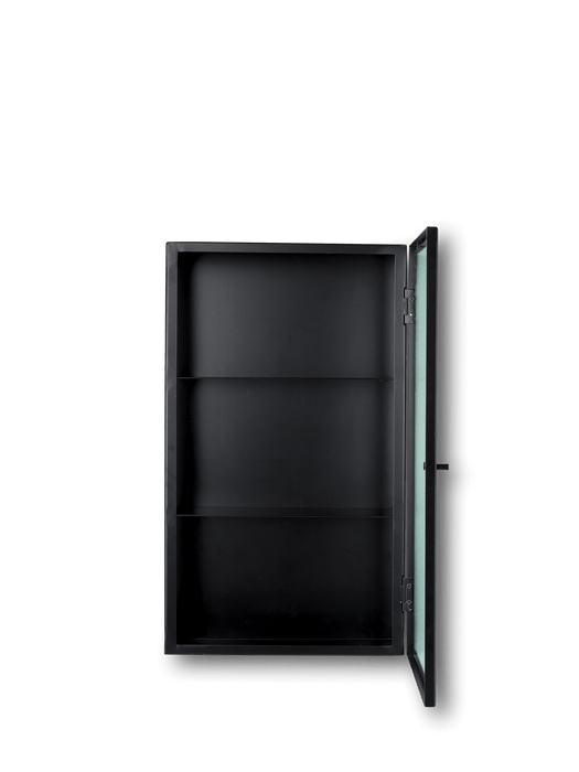 Haze Wall Cabinet - Reeded Glass