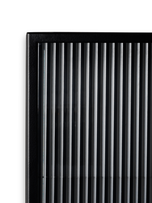 Haze Wall Cabinet - Reeded Glass
