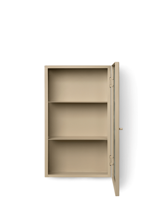 Haze Wall Cabinet - Reeded Glass