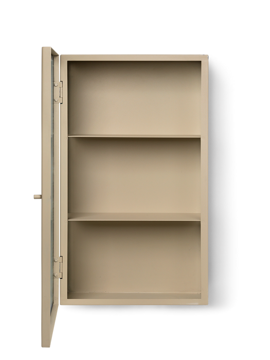 Haze Wall Cabinet - Reeded Glass