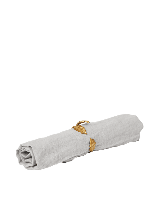 Holly Leaf Napkin Rings - Set of 4