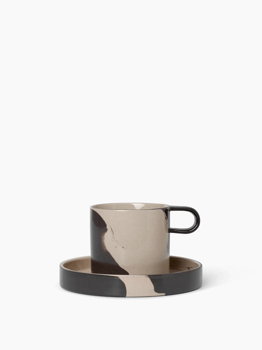 Inlay Cup with Saucer