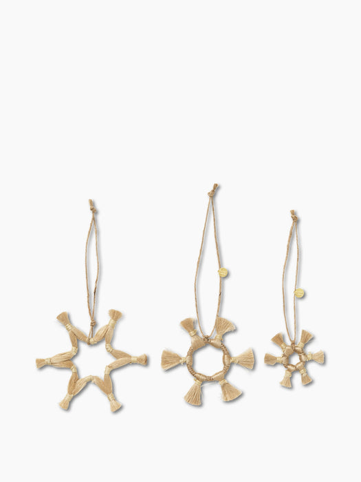 Jute Stars - Set of 3