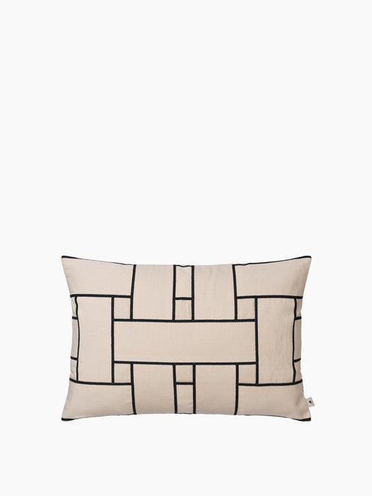 Lattice Offset Cushion - Rectangular