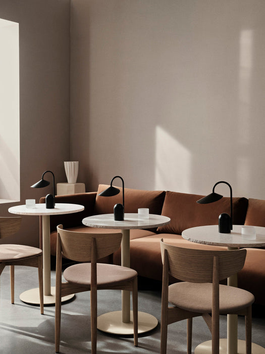 Mineral Café Table - Bianco Curia