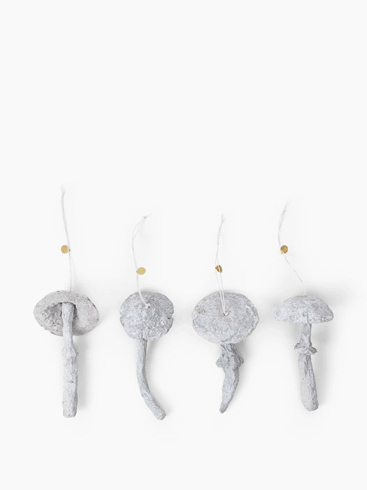 Mushroom Ornaments - Set of 4
