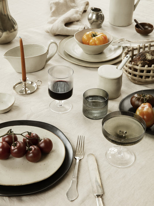 Ripple Champagne Saucers - Set of 2