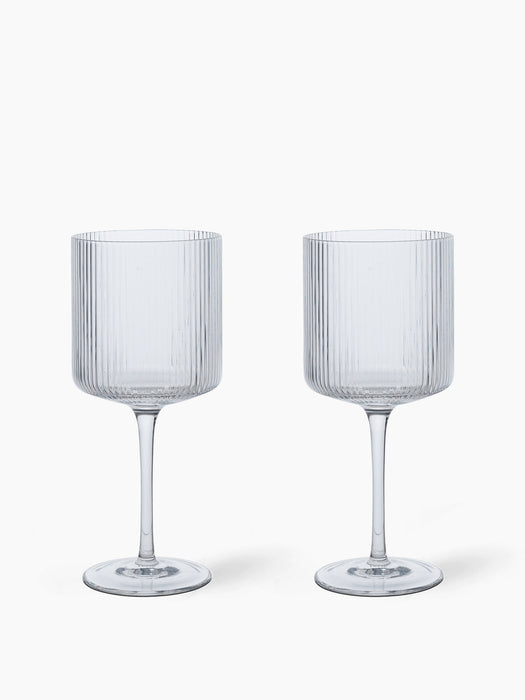 Ripple Red Wine Glasses - Set of 2