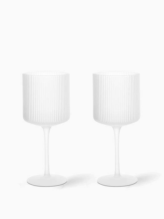 Ripple Red Wine Glasses - Set of 2