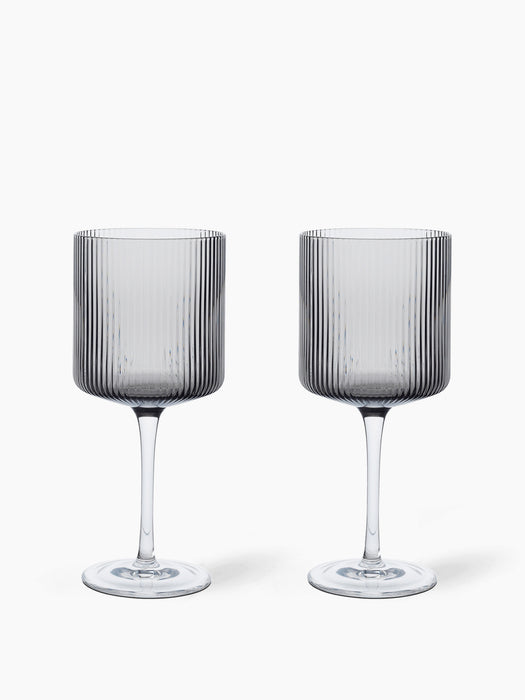 Ripple Red Wine Glasses - Set of 2